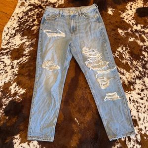 american eagle mom jeans